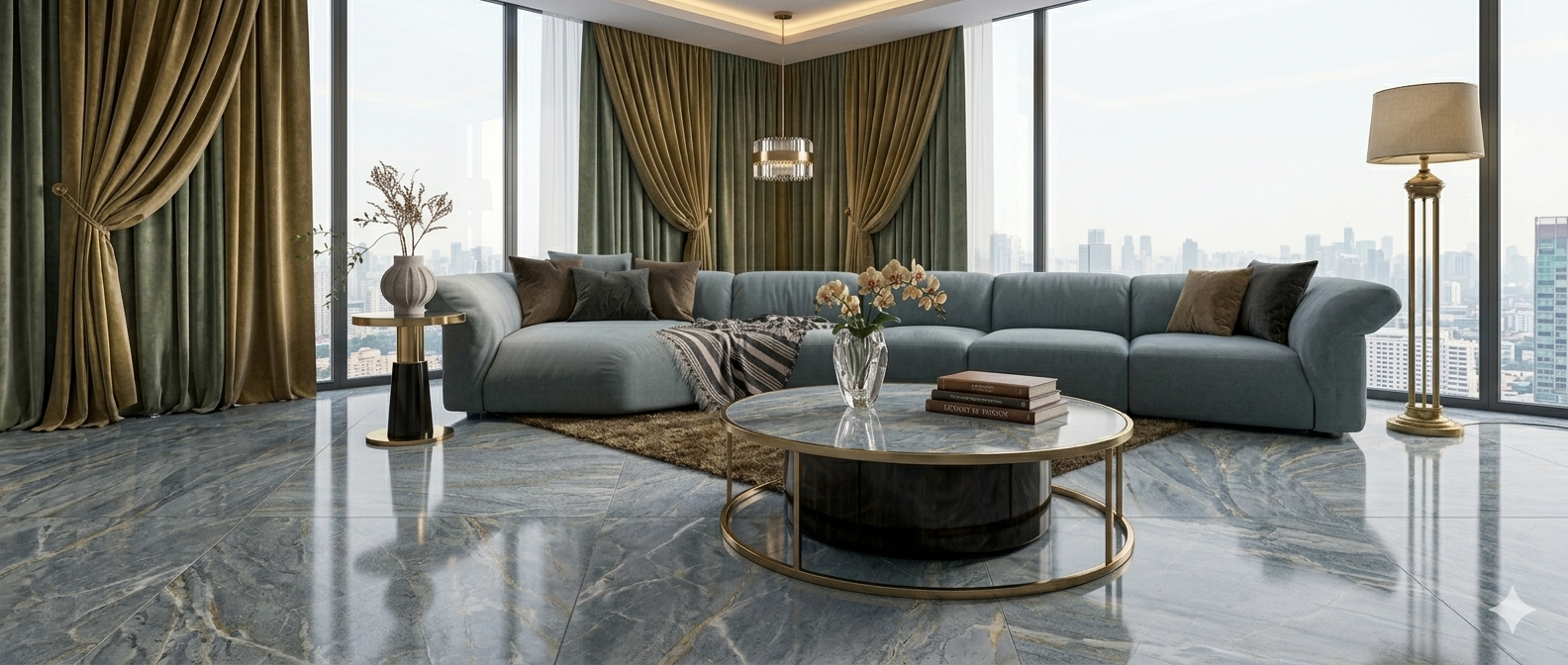 Premium tile room scene 3